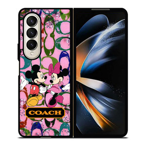 COACH MICKEY MINNIE MOUSE Samsung Galaxy Z Fold 4 Case Cover