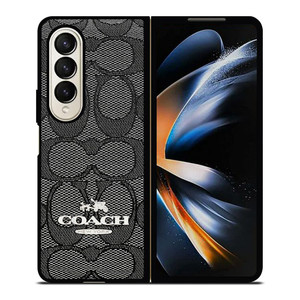 COACH NEW YORK CHARLIE SIGNATURE Samsung Galaxy Z Fold 4 Case Cover