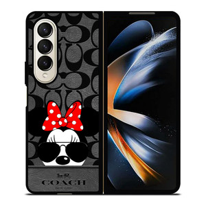 COACH NEW YORK DISNEY MICKEY MOUSE Samsung Galaxy Z Fold 4 Case Cover COACH NEW YORK DISNEY MICKEY MOUSE Samsung Galaxy Z Fold 4 Case Cover