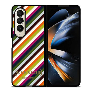 COACH NEW YORK RAINBOW Samsung Galaxy Z Fold 4 Case Cover