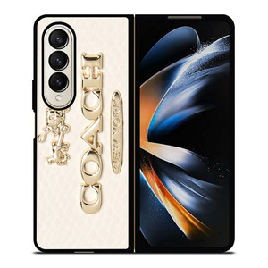 COACH PINK PATTERN MATE Samsung Galaxy Z Fold 4 Case Cover COACH PINK PATTERN MATE Samsung Galaxy Z Fold 4 Case Cover