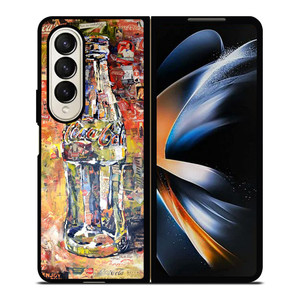 COCA COLA BOTTLE ART Samsung Galaxy Z Fold 4 Case Cover