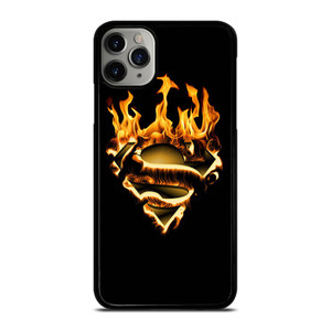 SUPERMAN LOGO FIRE iPhone 11 Pro Max Case Cover SUPERMAN LOGO FIRE iPhone 11 Pro Max Case Cover
