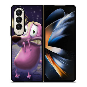 COURAGE THE COWARDLY DOG ART 2 Samsung Galaxy Z Fold 4 Case Cover COURAGE THE COWARDLY DOG ART 2 Samsung Galaxy Z Fold 4 Case Cover
