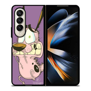 COURAGE THE COWARDLY DOG Samsung Galaxy Z Fold 4 Case Cover COURAGE THE COWARDLY DOG Samsung Galaxy Z Fold 4 Case Cover