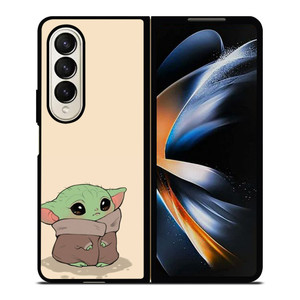 CUTE BABY YODA STAR WARS CARTOON Samsung Galaxy Z Fold 4 Case Cover