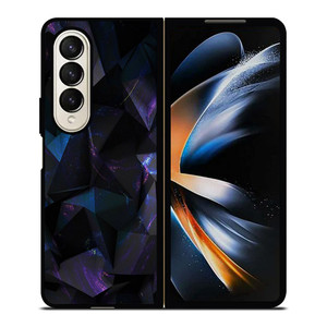 DARK ABSTRACT GEOMETRY Samsung Galaxy Z Fold 4 Case Cover