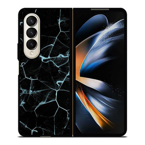 DARK ABSTRACT GREEN Samsung Galaxy Z Fold 4 Case Cover