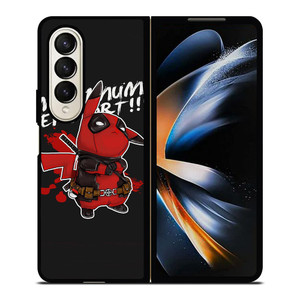 DEADPOOL POKEMON PIKACHU ART Samsung Galaxy Z Fold 4 Case Cover