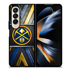 DENVER NUGGETS METAL LOGO Samsung Galaxy Z Fold 4 Case Cover