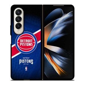 DETROIT PISTONS NBA TEAM Samsung Galaxy Z Fold 4 Case Cover