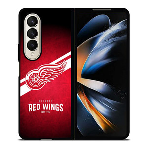 DETROIT RED WINGS NHL TEAM LOGO Samsung Galaxy Z Fold 4 Case Cover