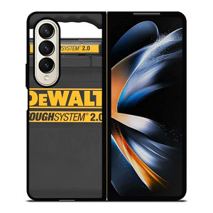 DEWALT LOGO TOUGH SYSTEM ICON Samsung Galaxy Z Fold 4 Case Cover DEWALT LOGO TOUGH SYSTEM ICON Samsung Galaxy Z Fold 4 Case Cover