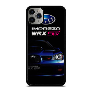 SUBARU IMPREZA WRX STI BLUE CAR iPhone 11 Pro Max Case Cover
