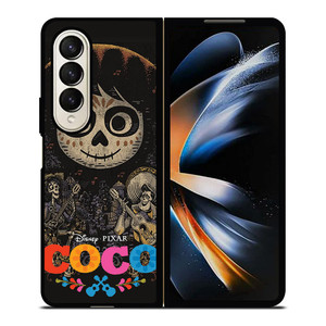 DISNEY COCO FACE ART Samsung Galaxy Z Fold 4 Case Cover DISNEY COCO FACE ART Samsung Galaxy Z Fold 4 Case Cover