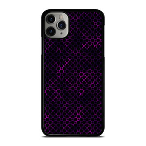 STYLISH HEXAGONAL VIOLET PATTERN iPhone 11 Pro Max Case Cover