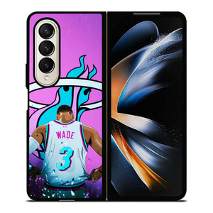DWYANE WADE 3 MIAMI HEAT Samsung Galaxy Z Fold 4 Case Cover