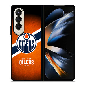 EDMONTON OILERS LOGO Samsung Galaxy Z Fold 4 Case Cover