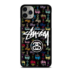 STUSSY COLLAGE LOGO iPhone 11 Pro Max Case Cover