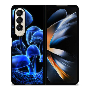 FANTASIA BLUE MUSHROOM Samsung Galaxy Z Fold 4 Case Cover