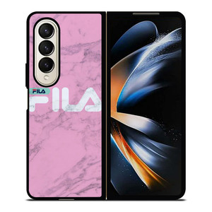 FILA SPORT PINK MARBLE LOGO Samsung Galaxy Z Fold 4 Case Cover FILA SPORT PINK MARBLE LOGO Samsung Galaxy Z Fold 4 Case Cover