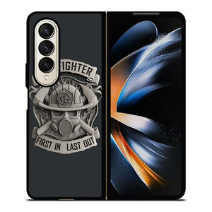 FIRE FIGHTER LOGO LAST OUT Samsung Galaxy Z Fold 4 Case Cover FIRE FIGHTER LOGO LAST OUT Samsung Galaxy Z Fold 4 Case Cover
