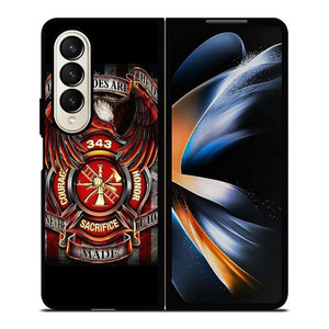 FIREFIGHTER FIREMAN HEROES Samsung Galaxy Z Fold 4 Case Cover