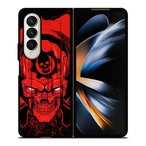 GEARS OF WAR SKULL LOGO 2 Samsung Galaxy Z Fold 4 Case Cover