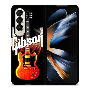 GIBSON GUITAR WINGS LOGO Samsung Galaxy Z Fold 4 Case Cover GIBSON GUITAR WINGS LOGO Samsung Galaxy Z Fold 4 Case Cover