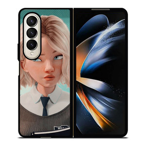 GWEN STACEY SPIDER-WOMAN Samsung Galaxy Z Fold 4 Case Cover GWEN STACEY SPIDER-WOMAN Samsung Galaxy Z Fold 4 Case Cover