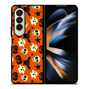 HALLOWEEN GHOST PATTERN Samsung Galaxy Z Fold 4 Case Cover