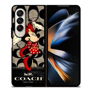 HAPPY COACH MINNIY MOUSE Samsung Galaxy Z Fold 4 Case Cover