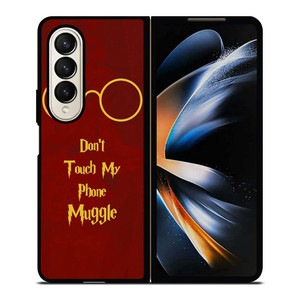 HARRY POTTER DONT TOUCH MY PHONE Samsung Galaxy Z Fold 4 Case Cover HARRY POTTER DONT TOUCH MY PHONE Samsung Galaxy Z Fold 4 Case Cover