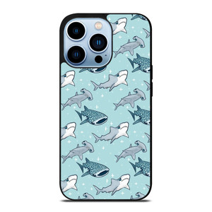 CUTE SHARK PATTERN iPhone 13 Pro Max Case Cover CUTE SHARK PATTERN iPhone 13 Pro Max Case Cover