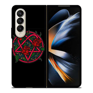 HIM BAND HEARTAGRAM FLOWER Samsung Galaxy Z Fold 4 Case Cover
