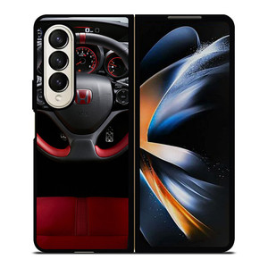 HONDA CIVIC TYPE R STEERING WHEEL Samsung Galaxy Z Fold 4 Case Cover
