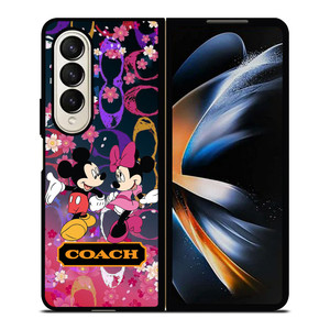 HOT COACH MICKEY COUPLE Samsung Galaxy Z Fold 4 Case Cover