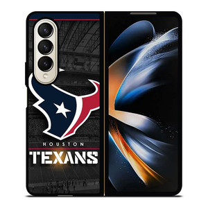 HOUSTON TEXANS ICON Samsung Galaxy Z Fold 4 Case Cover