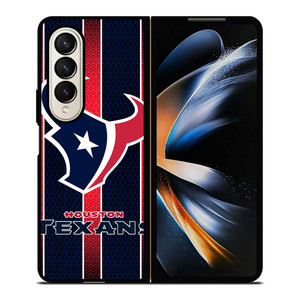 HOUSTON TEXANS STRIPE LOGO Samsung Galaxy Z Fold 4 Case Cover HOUSTON TEXANS STRIPE LOGO Samsung Galaxy Z Fold 4 Case Cover