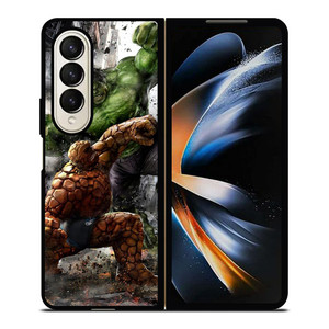 HULK VS THING MARVEL Samsung Galaxy Z Fold 4 Case Cover HULK VS THING MARVEL Samsung Galaxy Z Fold 4 Case Cover