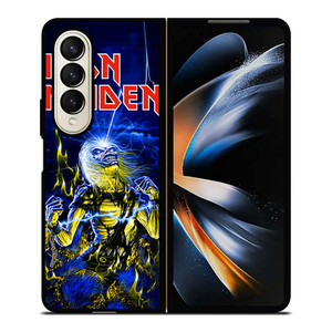 IRON MAIDEN METAL BAND Samsung Galaxy Z Fold 4 Case Cover IRON MAIDEN METAL BAND Samsung Galaxy Z Fold 4 Case Cover