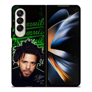 J COLE DREAMVILLE GREEN Samsung Galaxy Z Fold 4 Case Cover