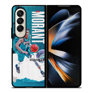 JA MORANT MEMPHIS GRIZZLIES NBA 2 Samsung Galaxy Z Fold 4 Case Cover