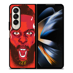 JAMES HARDEN HOUSTON ROCKET FACE Samsung Galaxy Z Fold 4 Case Cover