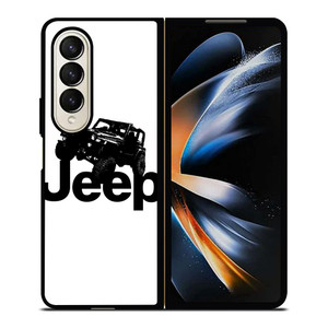 JEEP BLACK LOGO Samsung Galaxy Z Fold 4 Case Cover