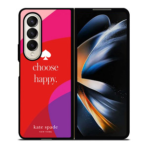 KATE SPADE CHOOSE HAPPY Samsung Galaxy Z Fold 4 Case Cover