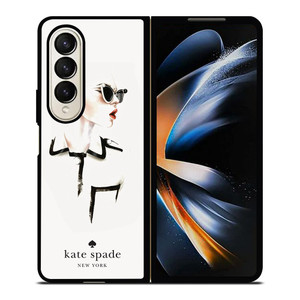 KATE SPADE LOGO WOMAN SPLASH Samsung Galaxy Z Fold 4 Case Cover