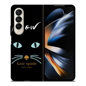 KATE SPADE MEOW Samsung Galaxy Z Fold 4 Case Cover KATE SPADE MEOW Samsung Galaxy Z Fold 4 Case Cover