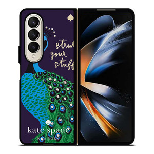 KATE SPADE PEACOCK Samsung Galaxy Z Fold 4 Case Cover