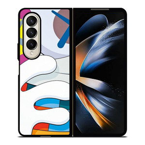 KAWS CARTOON ART Samsung Galaxy Z Fold 4 Case Cover
